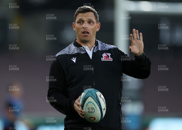 240922 - Ospreys v Lions - United Rugby Championship - Lions Head Coach Ivan van Rooyen