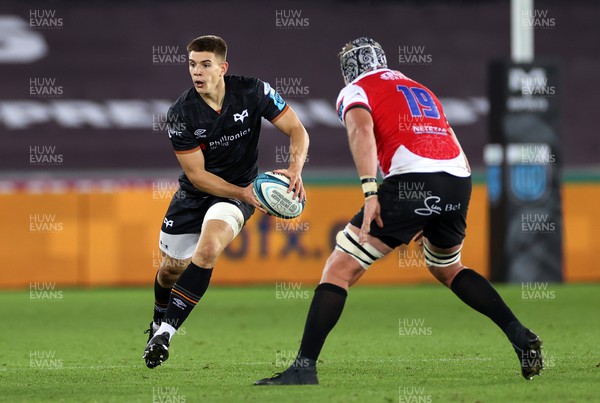 240922 - Ospreys v Lions - United Rugby Championship - Joe Hawkins of Ospreys