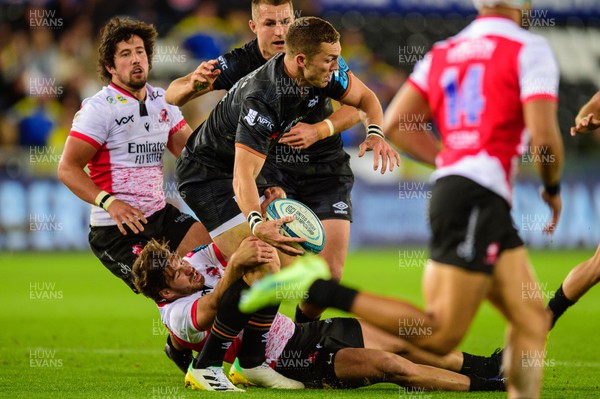 240922 - Ospreys v Emirates Lions - United Rugby Championship - George North of Ospreys