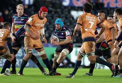 140123 - Ospreys v Montpellier - European Rugby Champions Cup - Justin Tipuric of Ospreys 