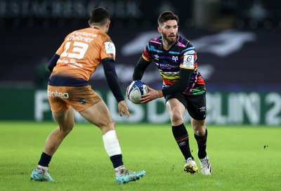 140123 - Ospreys v Montpellier - European Rugby Champions Cup - Owen Williams of Ospreys 