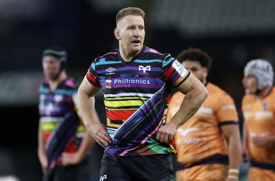 140123 - Ospreys v Montpellier - European Rugby Champions Cup - Bradley Davies of Ospreys 