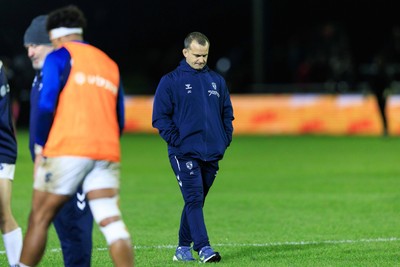 170126 - Ospreys v Montpellier Herault Rugby - EPCR Challenge Cup - Montpellier head coach Joan Caudullo during the warm up