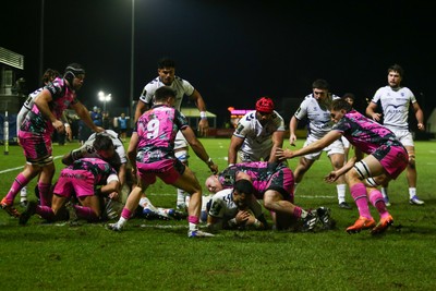 170126 - Ospreys v Montpellier Herault Rugby - EPCR Challenge Cup - Alex Masibaka of Montpellier goes over for a try