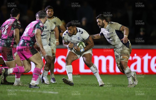 170126 - Ospreys v Montpellier - European Rugby Challenge Cup - Wilfrid Hounkpatin of Montpellier 