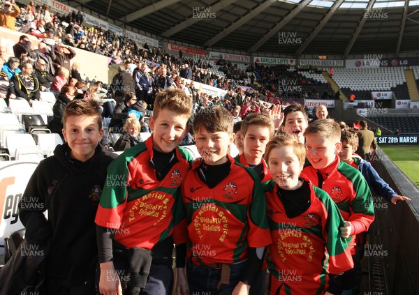 070315 - Ospreys v Munster - GuinnessPro12 -Half time parade at The Ospreys