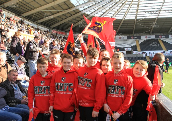 070315 - Ospreys v Munster - GuinnessPro12 -Half time parade at The Ospreys