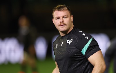 201225 - Ospreys v Munster, United Rugby Championship - Dewi Lake of Ospreys  during warm up