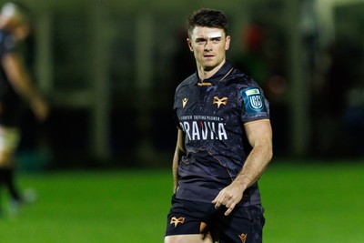 201225 - Ospreys v Munster - United Rugby Championship - Reuben Morgan-Williams of Ospreys