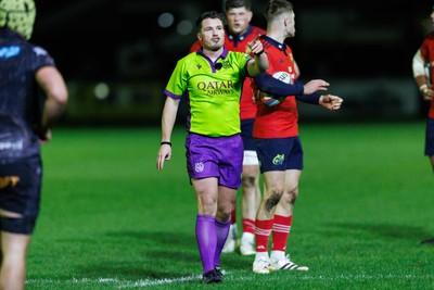 201225 - Ospreys v Munster - United Rugby Championship - Referee Sam Grove-White