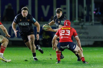 201225 - Ospreys v Munster - United Rugby Championship - Morgan Morse of Ospreys