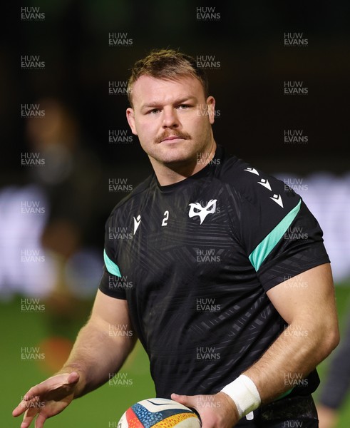 201225 - Ospreys v Munster, United Rugby Championship - Dewi Lake of Ospreys  during warm up