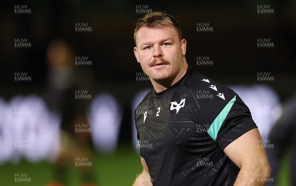 201225 - Ospreys v Munster, United Rugby Championship - Dewi Lake of Ospreys  during warm up