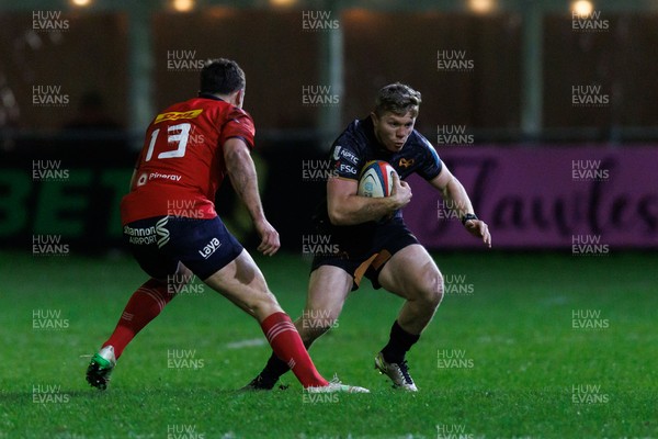 201225 - Ospreys v Munster - United Rugby Championship - Keiran Williams of Ospreys