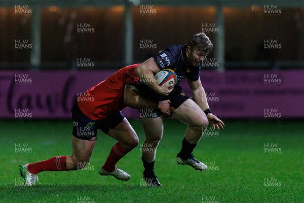 201225 - Ospreys v Munster - United Rugby Championship - Keiran Williams of Ospreys