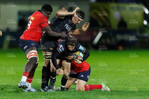 201225 - Ospreys v Munster - United Rugby Championship - Jack Walsh of Ospreys