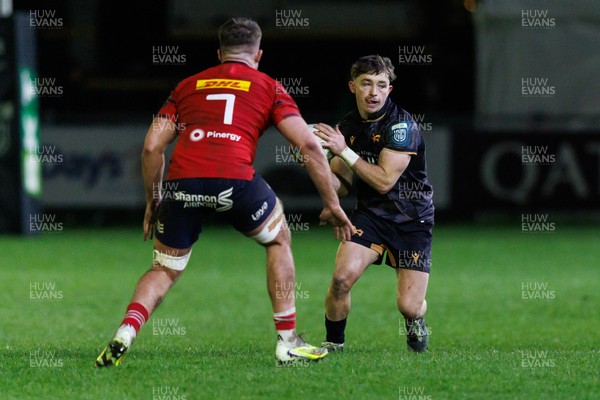201225 - Ospreys v Munster - United Rugby Championship - Dan Edwards of Ospreys