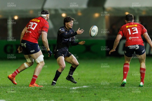 201225 - Ospreys v Munster - United Rugby Championship - Jack Walsh of Ospreys