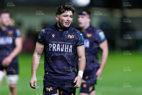 201225 - Ospreys v Munster - United Rugby Championship - Dan Edwards of Ospreys