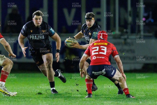 201225 - Ospreys v Munster - United Rugby Championship - Morgan Morse of Ospreys
