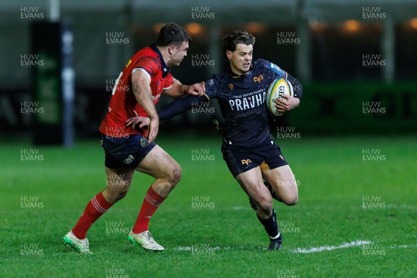201225 - Ospreys v Munster - United Rugby Championship - Jack Walsh of Ospreys