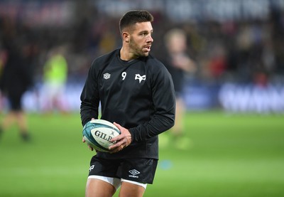 231021 - Ospreys v Munster - United Rugby Championship - Rhys Webb of Ospreys