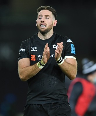 231021 - Ospreys v Munster - United Rugby Championship - Alex Cuthbert of Ospreys