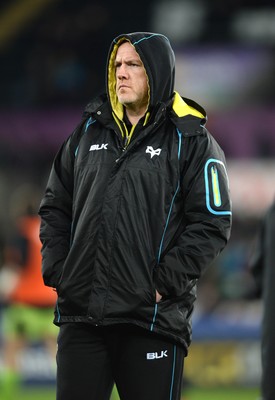 180115 - Ospreys v Northampton Saints - European Rugby Champions Cup -Ospreys coach Steve Tandy