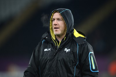 180115 - Ospreys v Northampton Saints - European Rugby Champions Cup -Ospreys coach Steve Tandy