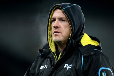 180115 - Ospreys v Northampton Saints - European Rugby Champions Cup -Ospreys coach Steve Tandy