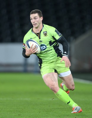 180115 - Ospreys v Northampton Saints - European Rugby Champions Cup -George North of Northampton