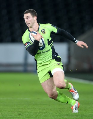 180115 - Ospreys v Northampton Saints - European Rugby Champions Cup -George North of Northampton