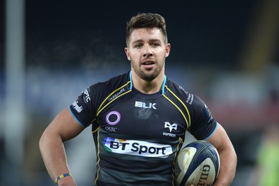 180115 - Ospreys v Northampton Saints - European Rugby Champions Cup -Rhys Webb of Ospreys