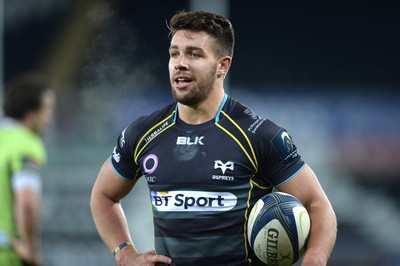 180115 - Ospreys v Northampton Saints - European Rugby Champions Cup -Rhys Webb of Ospreys