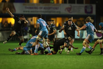 060424 - Ospreys v Sale Sharks - European Rugby Challenge Cup - Lewis Lloyd of Ospreys 