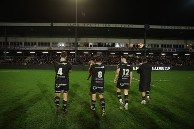 060424 - Ospreys v Sale Sharks - European Rugby Challenge Cup - Ospreys thank the fans