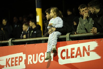 060424 - Ospreys v Sale Sharks - European Rugby Challenge Cup - Fans watch the game