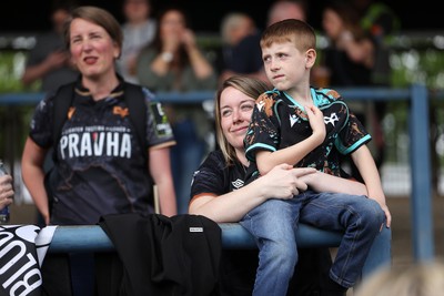 090526 - Ospreys v Scarlets - United Rugby Championship - Fans before the game