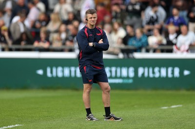 090526 - Ospreys v Scarlets - United Rugby Championship - Scarlets Head Coach Dwayne Peel 