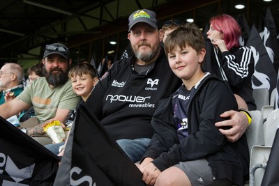 090526 - Ospreys v Scarlets - United Rugby Championship - Fans before the match
