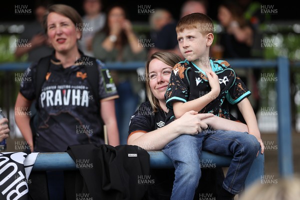 090526 - Ospreys v Scarlets - United Rugby Championship - Fans before the game