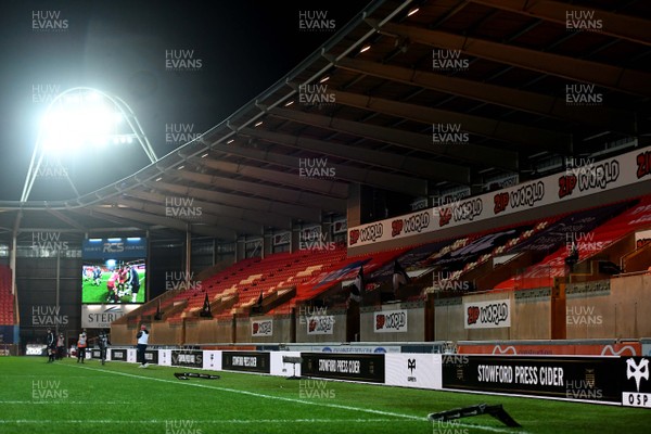 261220 - Ospreys v Scarlets - Guinness PRO14 - A general view of Parc y Scarlets as it plays home for Ospreys against Scarlets