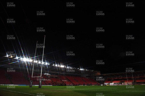 261220 - Ospreys v Scarlets - Guinness PRO14 - A general view of Parc y Scarlets as it plays home for Ospreys against Scarlets