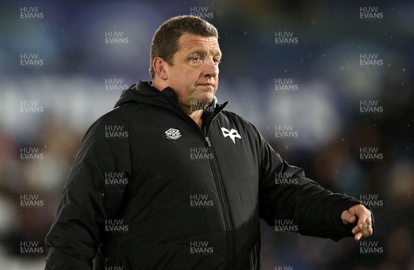 261222 - Ospreys v Scarlets - United Rugby Championship - Ospreys Head Coach Toby Booth 