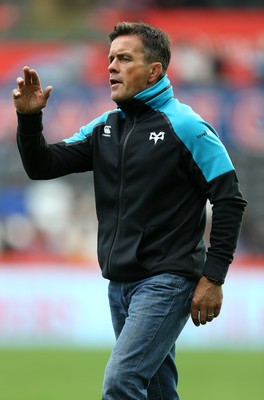 080918 - Ospreys v Toyota Cheetahs - Guinness PRO14 - Ospreys Head Coach Allen Clarke