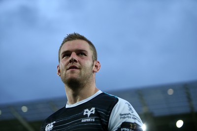 080918 - Ospreys v Toyota Cheetahs - Guinness PRO14 - Dan Lydiate of Ospreys