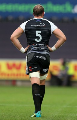 080918 - Ospreys v Toyota Cheetahs - Guinness PRO14 - Alun Wyn Jones of Ospreys