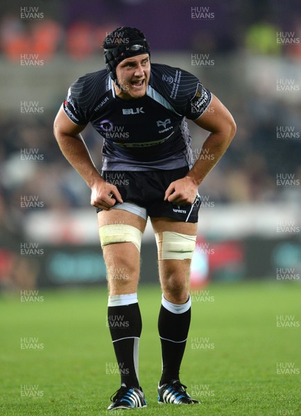 050914 - Ospreys v Treviso - Guinness Pro12 -James King of Ospreys