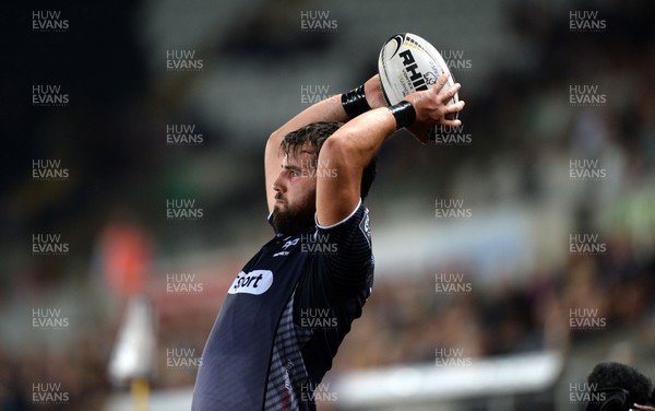 050914 - Ospreys v Treviso - Guinness Pro12 -Scott Baldwin of Ospreys