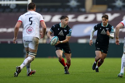 180224 - Ospreys v Ulster - United Rugby Championship - Dan Edwards of Ospreys 